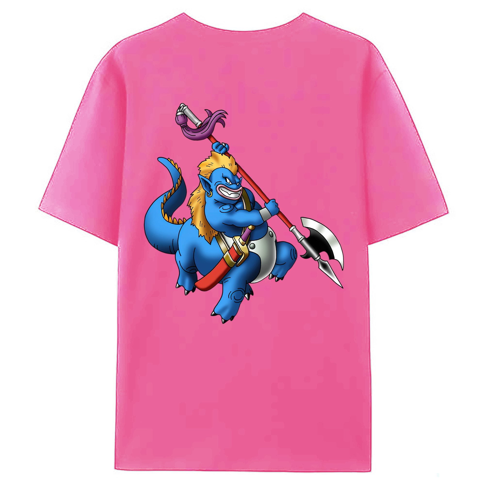 （画像用） ドラゴンクエスト Doragon Kuesuto Dragon Quest レディース半袖Tシャツ(バックプリント)